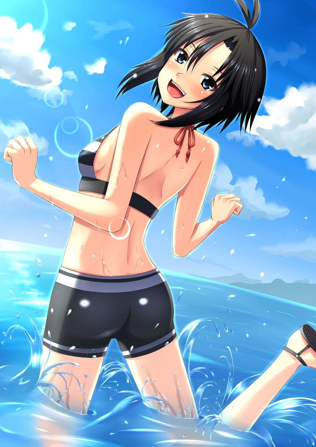 bikini, kikuchi_makoto, swimsuits, the_idolm@ster, tog