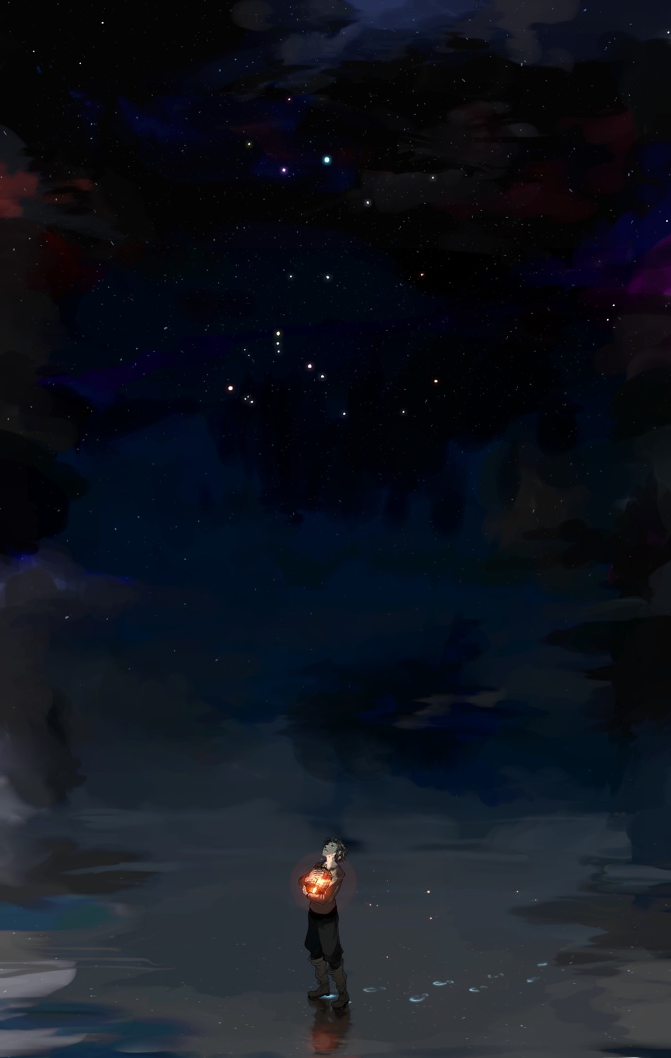 kurono-kuro, landscape, male