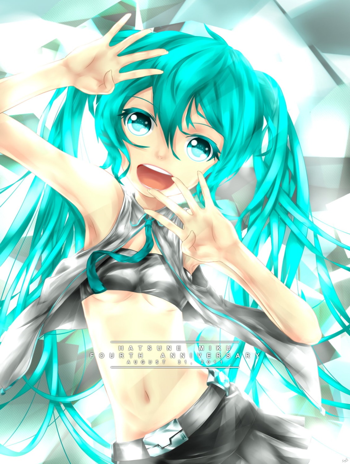 hatsune_miku, jpeg_artifacts, saiki, vocaloid