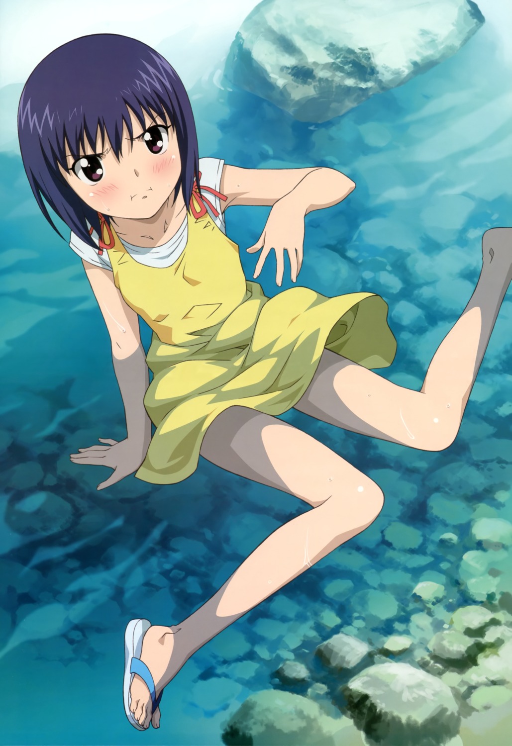 dress, kamisama_dolls, kuga_utao, morita_kazuaki, summer_dress, wet