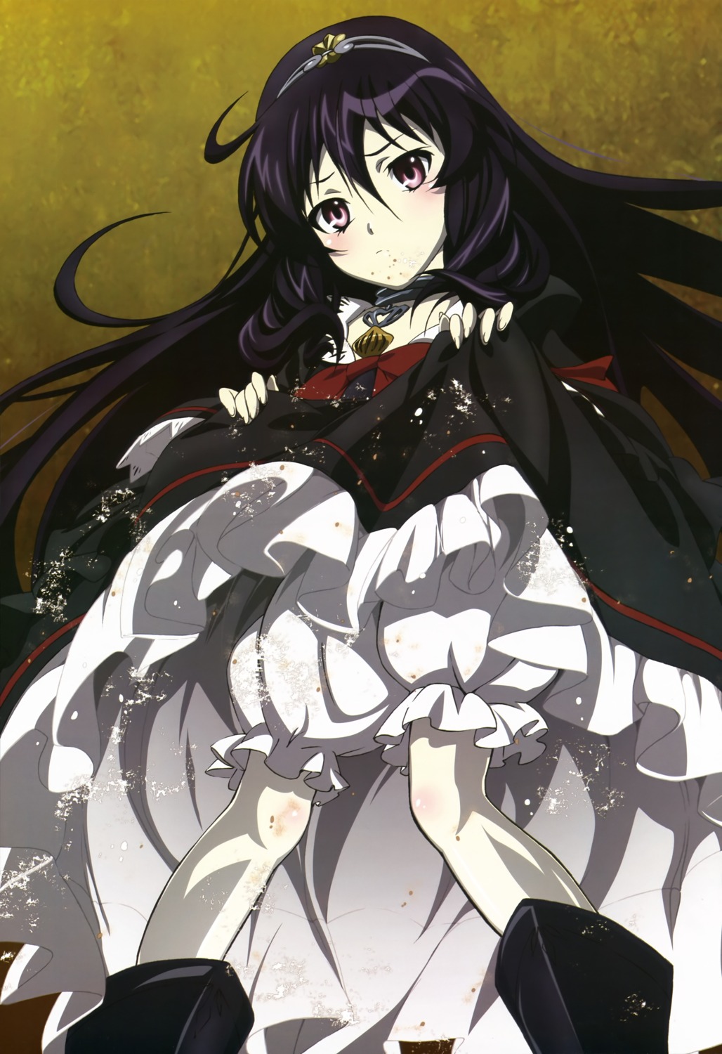bloomers, dalian, dantalian_no_shoka, dress, shimizu_tsubasa, skirt_lift