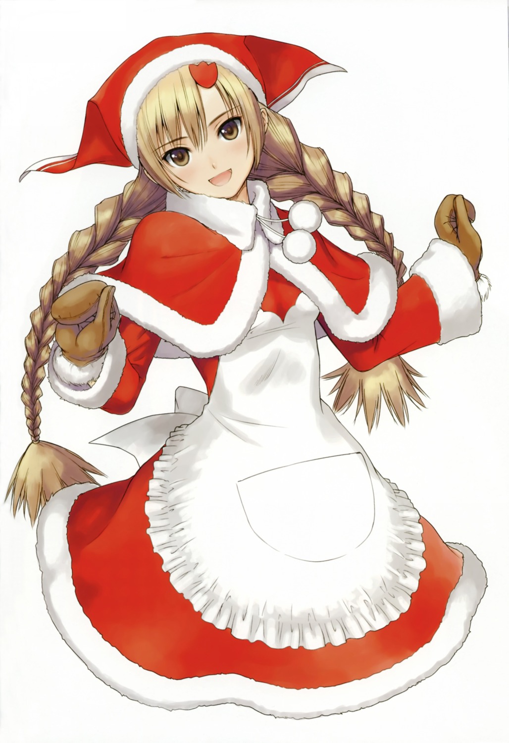 amil_manaflare, christmas, dress, sega, shining_hearts, shining_world, tony_taka