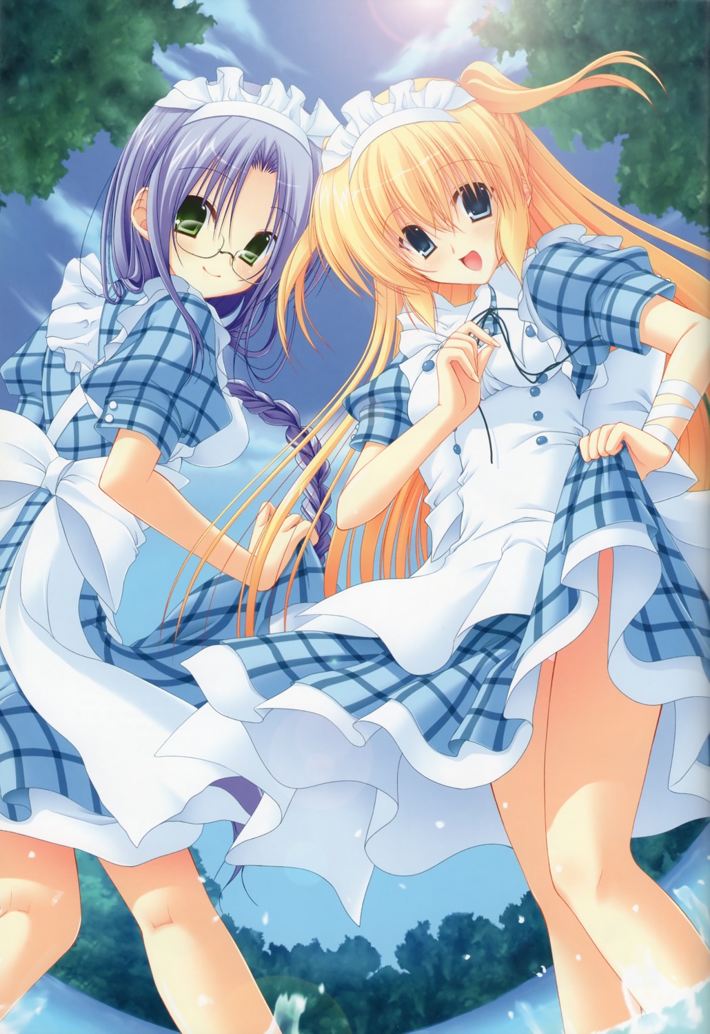hazumi_rio, kahlua, maid, megane, ne_pon_rai_pon, pantsu, shinruu