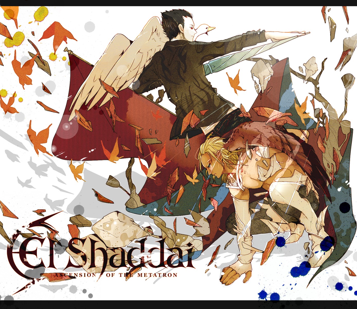 el_shaddai, enoch, lucifel, male, sunaya, wings