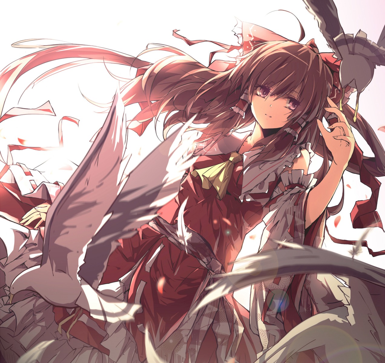 hakurei_reimu, sam_(new_bee), touhou
