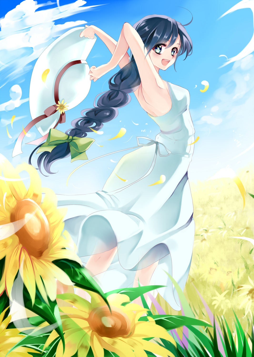 dress, kurabayashi_matoni, landscape, summer_dress