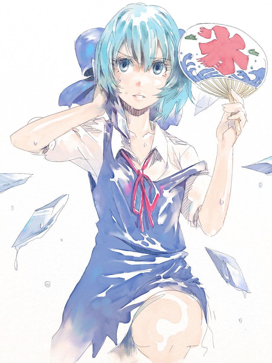 cirno, rosa, touhou