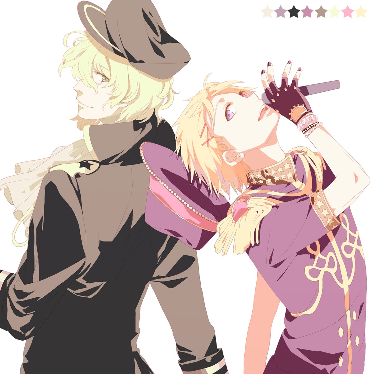 jpeg_artifacts, kurusu_shou, male, megane, oka, shinomiya_natsuki, uniform, uta_no_prince_sama