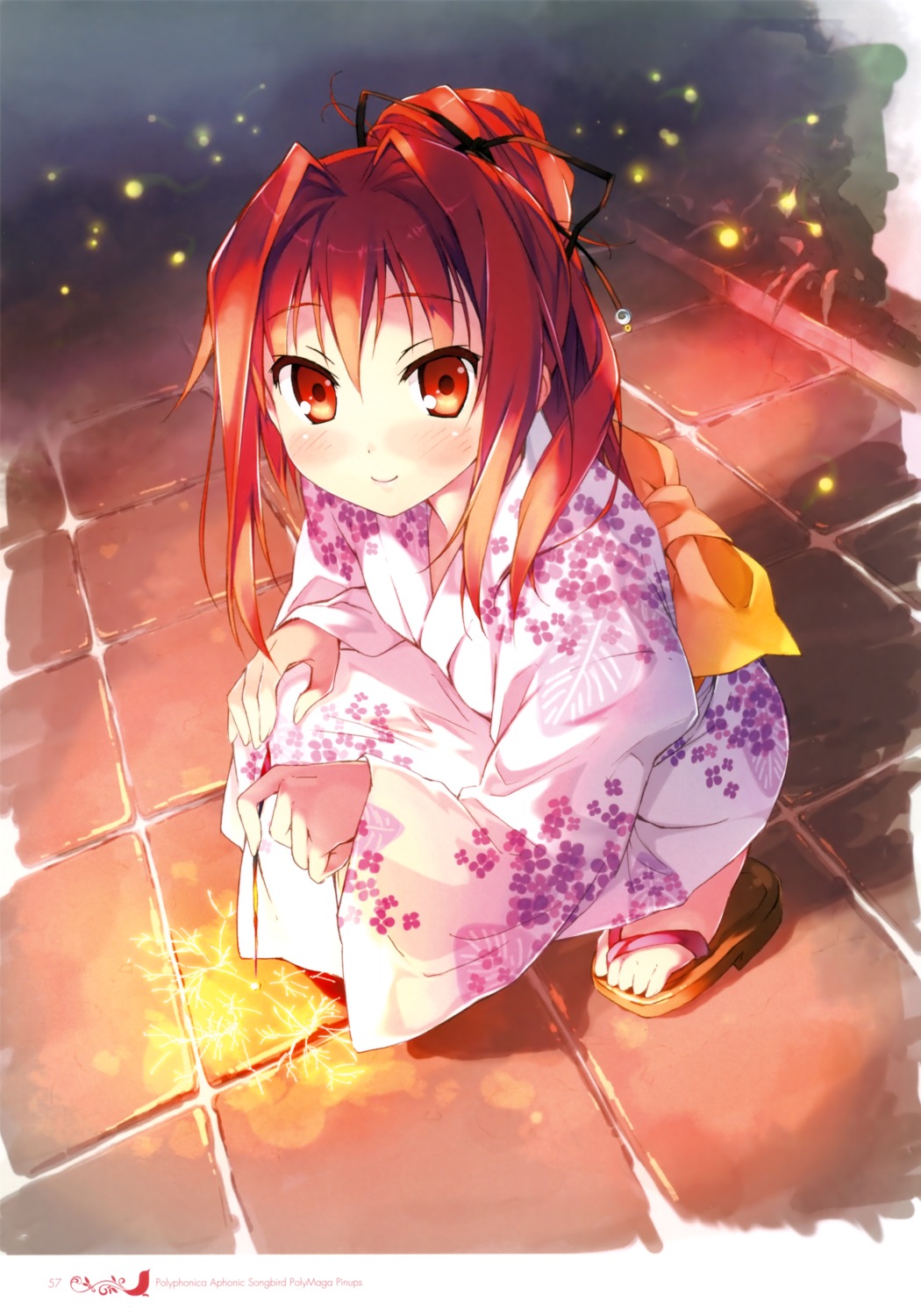 corticarte_apa_lagranges, kantoku, shinkyoku_soukai_polyphonica, shinkyoku_soukai_polyphonica_aphonic_songbird, yukata
