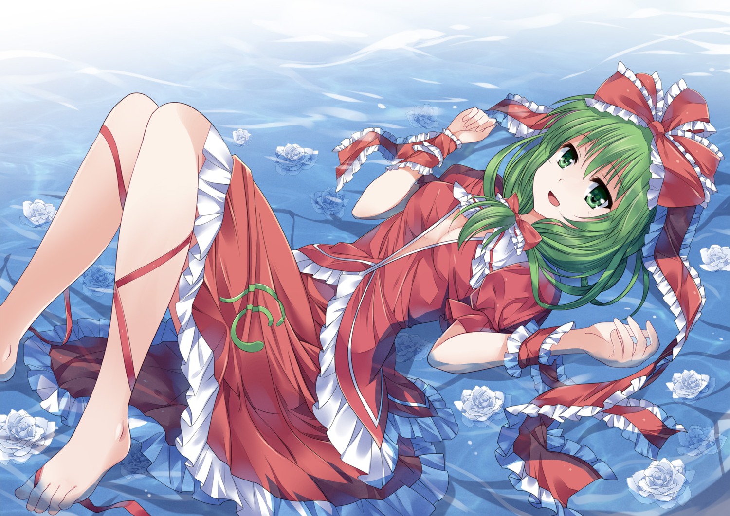 cleavage, kagiyama_hina, pico_(artist), touhou