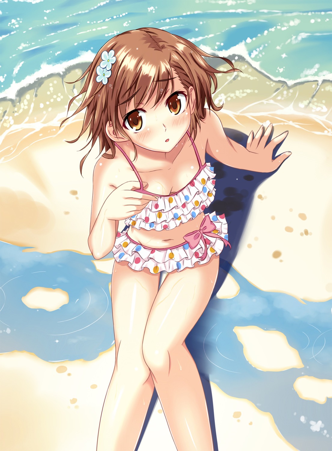 bikini, kamiko_to_seiryoku, misaka_mikoto, swimsuits, toaru_kagaku_no_railgun, toaru_majutsu_no_index