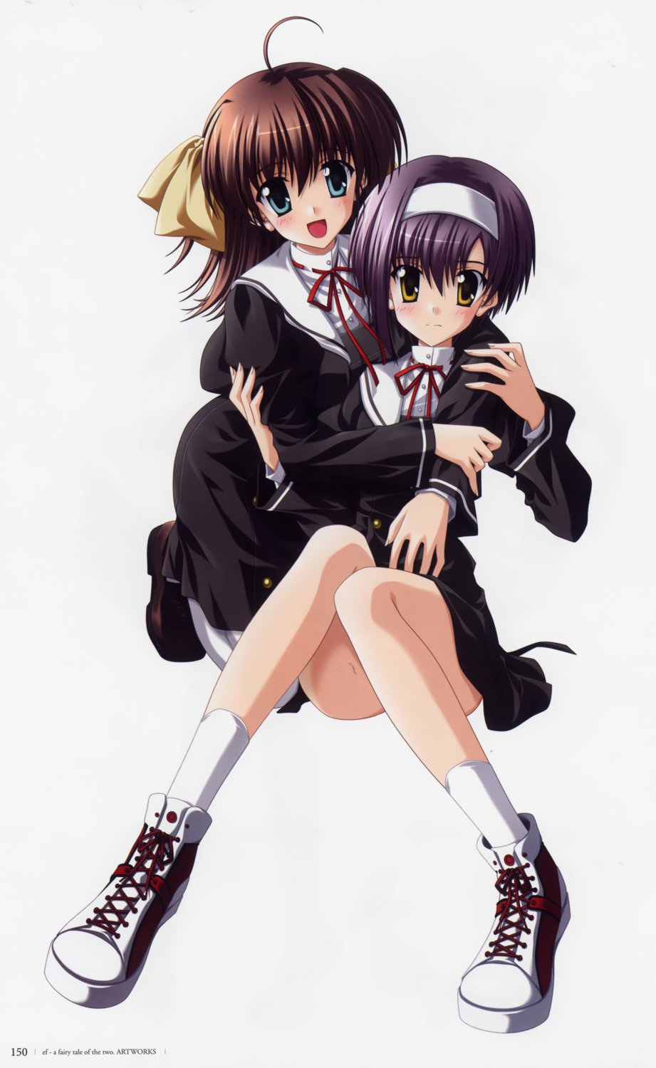 ef_~a_fairytale_of_the_two~, miyamura_miyako, nanao_naru, seifuku, shindou_kei