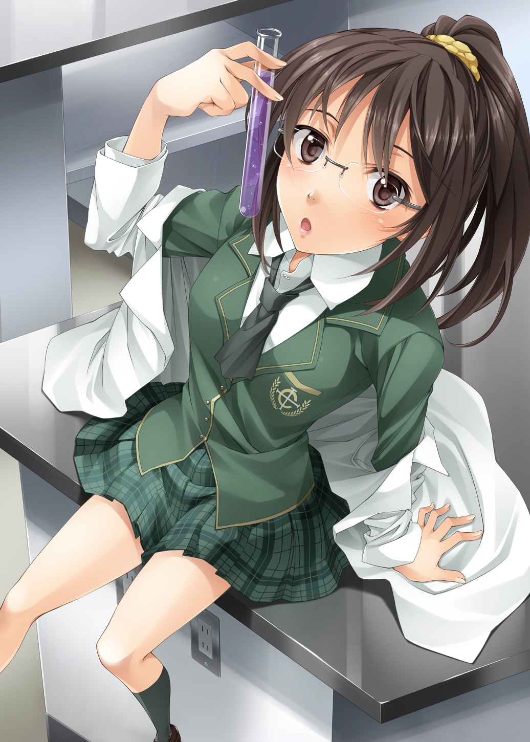 boku_wa_tomodachi_ga_sukunai, kurakino_itsunori, megane, seifuku, shiguma_rika