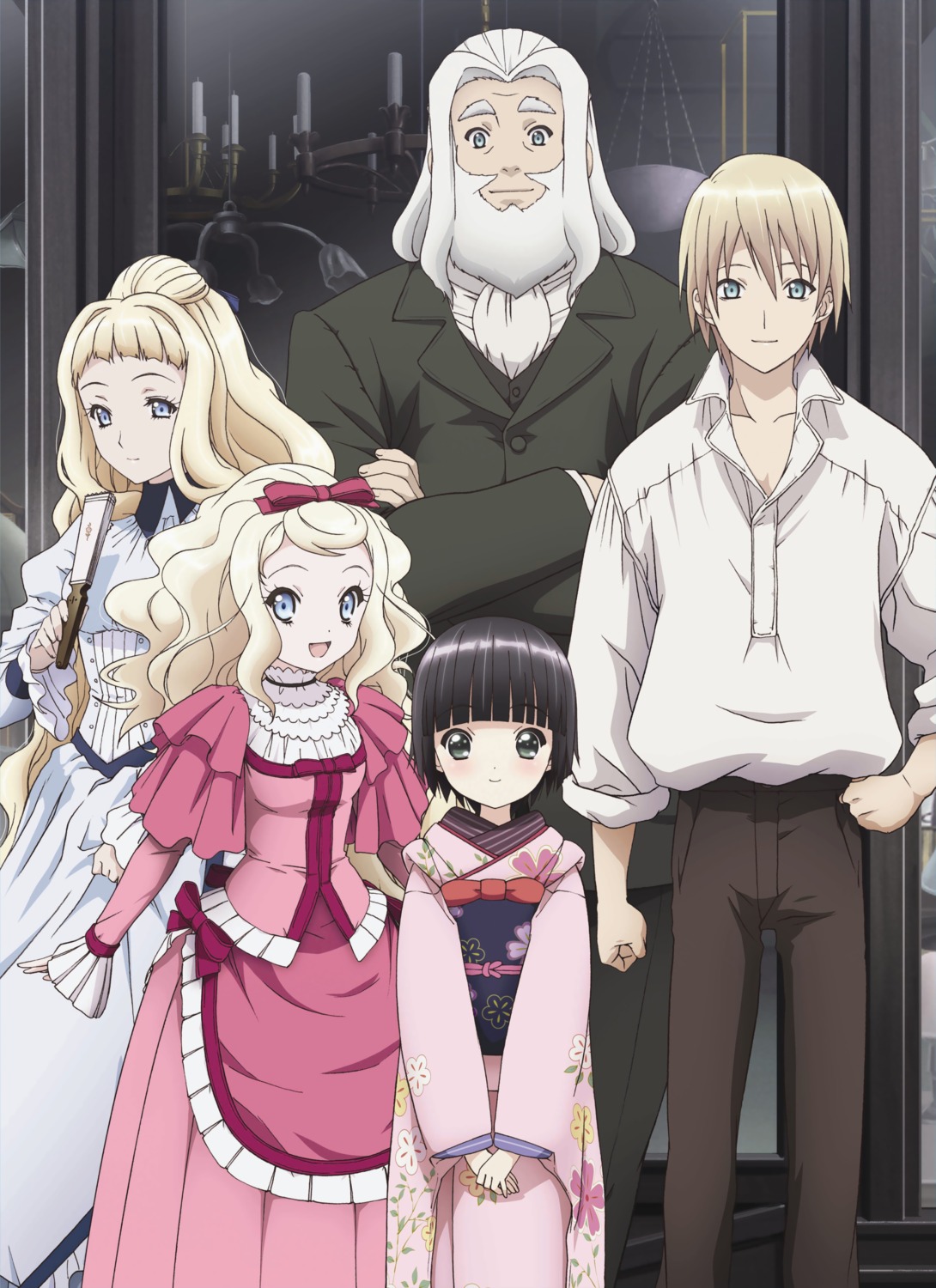 alice_blanche, camille_blanche, claude_claudel, dress, ikoku_meiro_no_croisee, jpeg_artifacts, oscar_claudel, yune