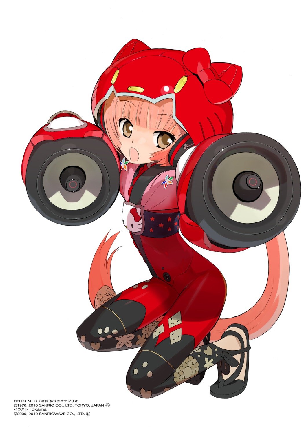 bodysuit, hello_kitty, nekomura_iroha, okama, vocaloid