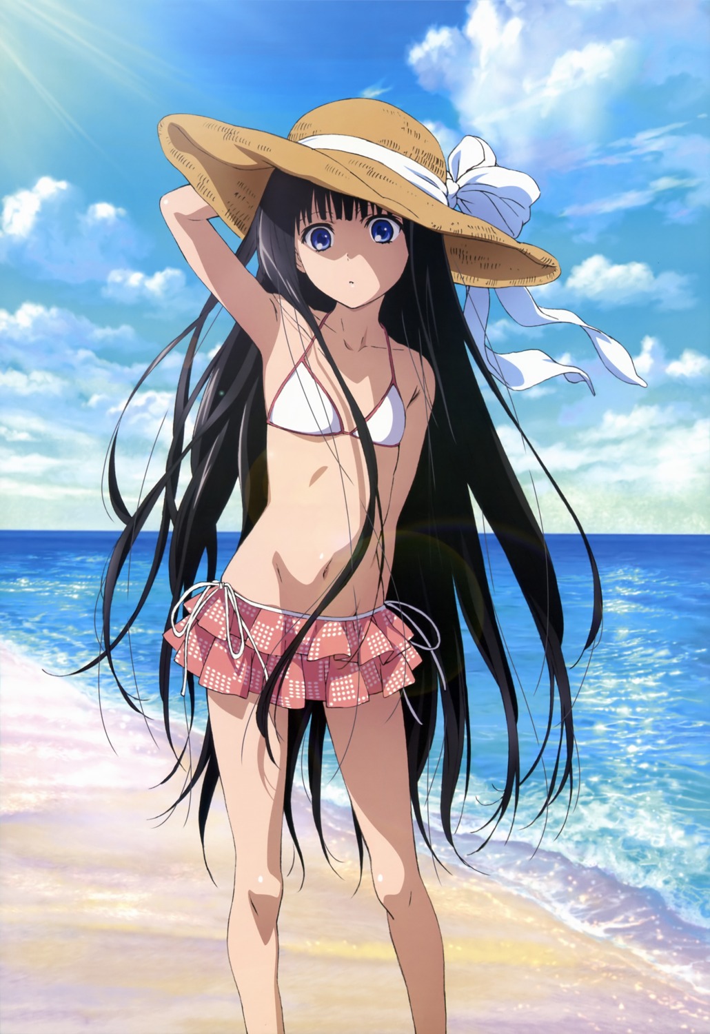 bikini, hiyamizu_yukie, kamisama_no_memochou, shionji_yuuko, swimsuits