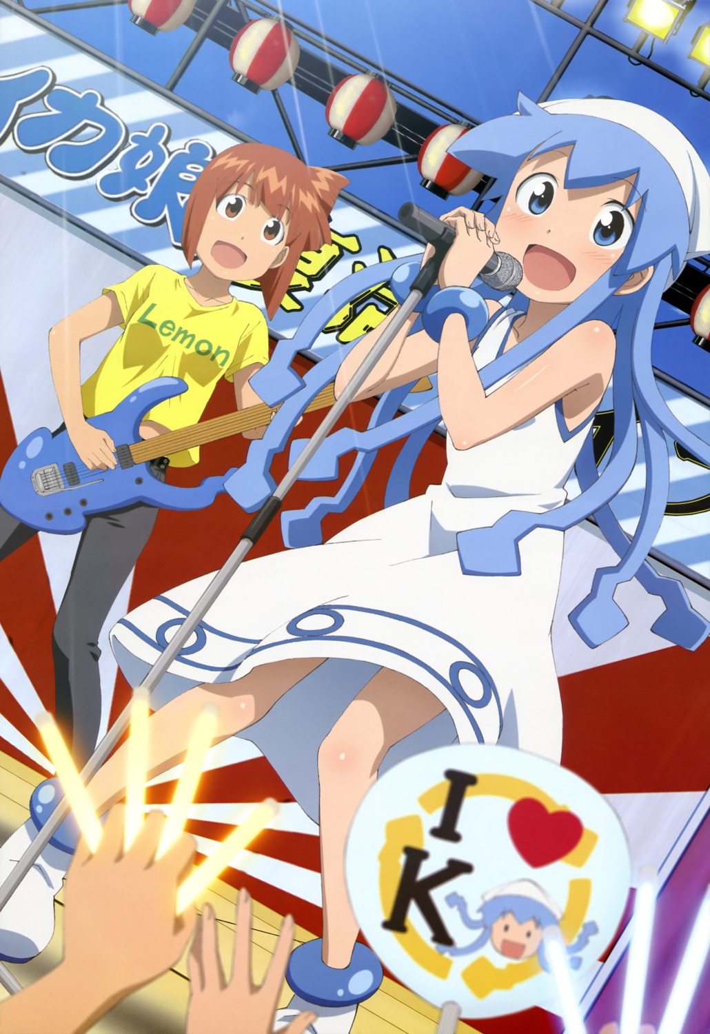 aizawa_eiko, honda_yoshino, ikamusume, shinryaku!_ikamusume