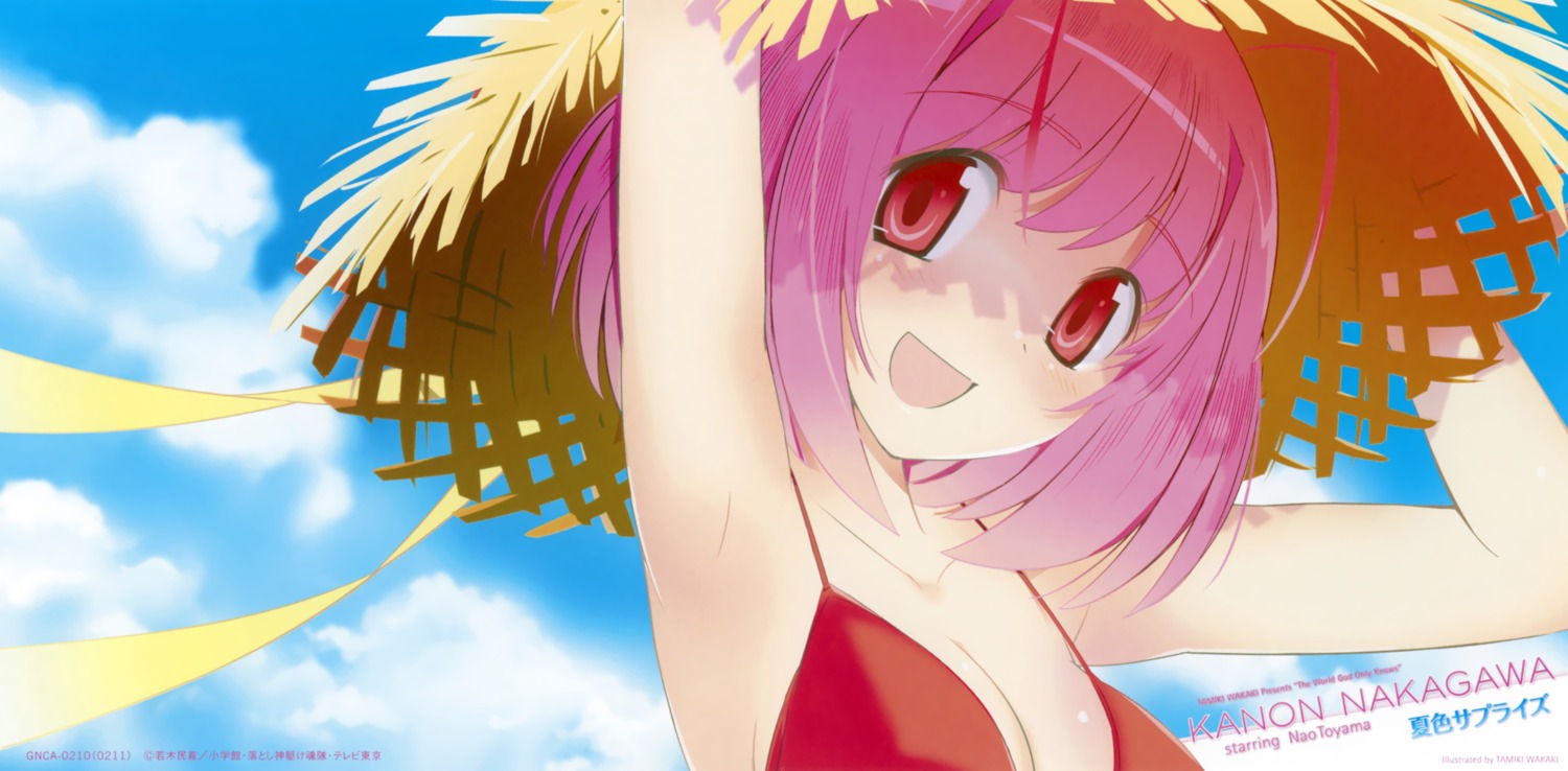 bikini, disc_cover, kami_nomi_zo_shiru_sekai, nakagawa_kanon, swimsuits, wakaki_tamiki
