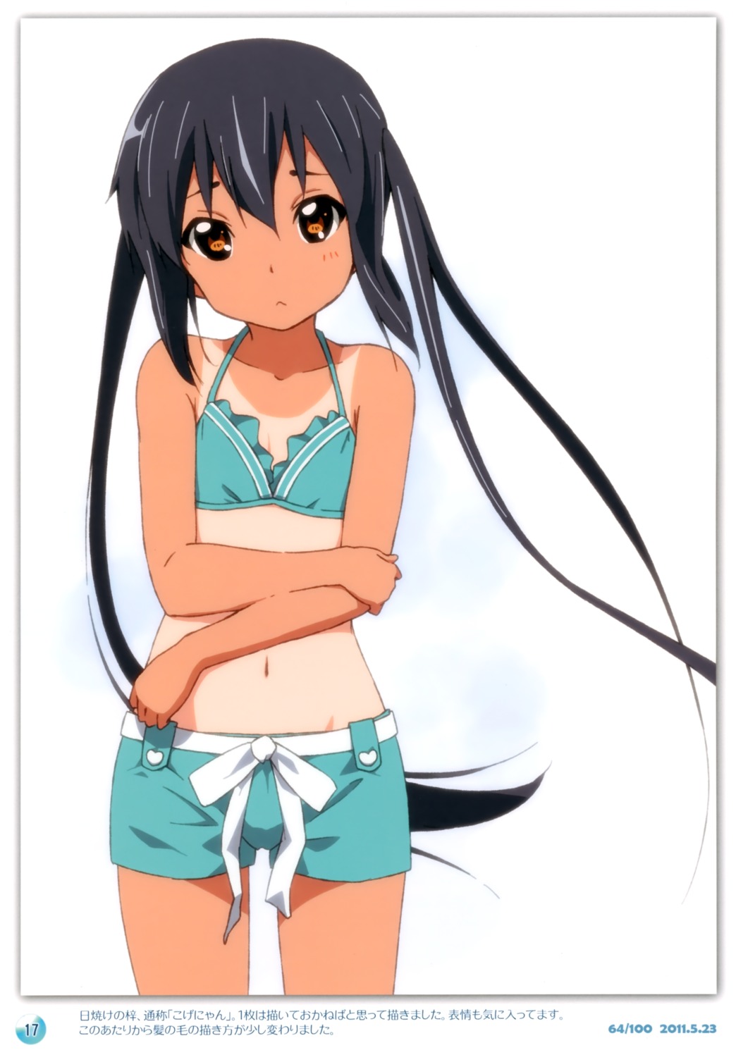 bikini_top, errant, k-on!, nakano_azusa, singerly, swimsuits, tan_lines