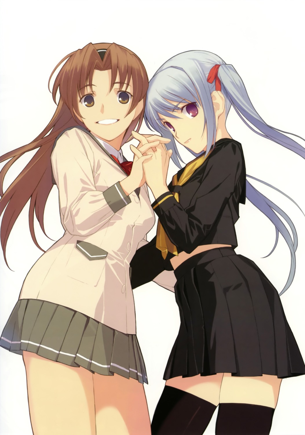 amatsuka_hikaru, amatsuka_tsurara, baby_princess, mibu_natsuki, seifuku, thighhighs
