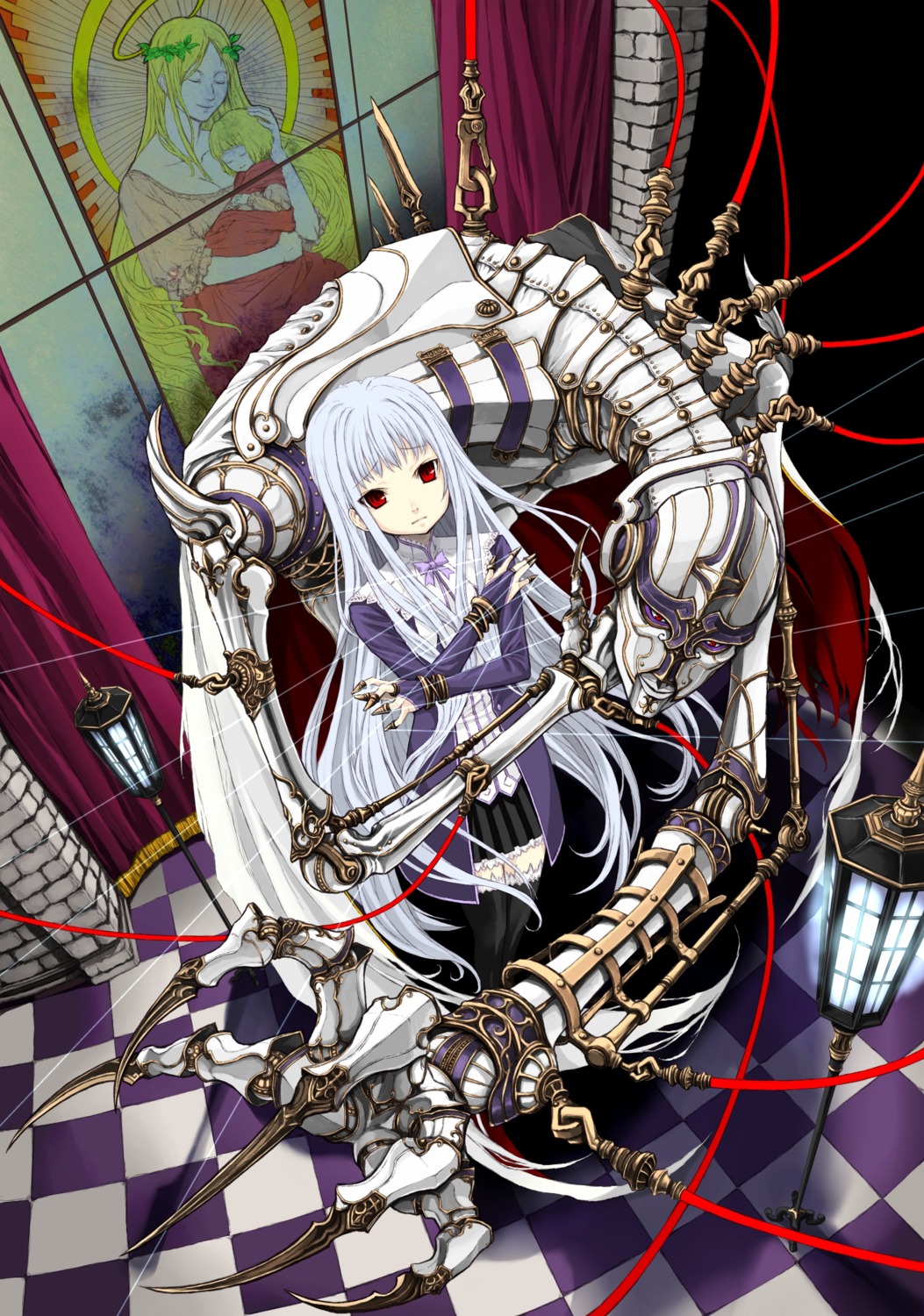 koutenbelg_no_youhei, mecha, thighhighs
