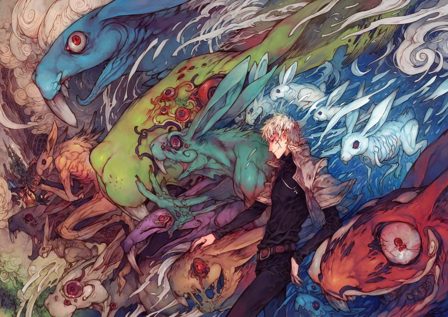male, monster, yilee