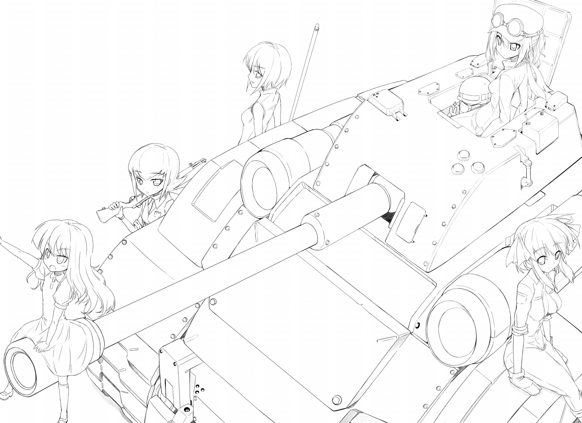 gun, line_art, monochrome, wzk