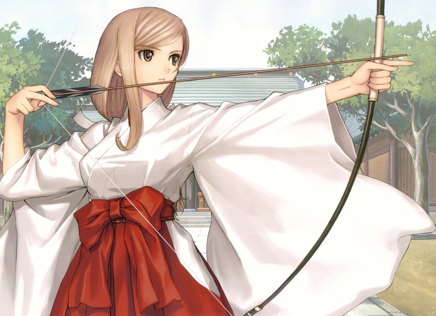 16-bit_color, kureha_touka, miko, shining_tears, shining_wind, shining_world, tony_taka