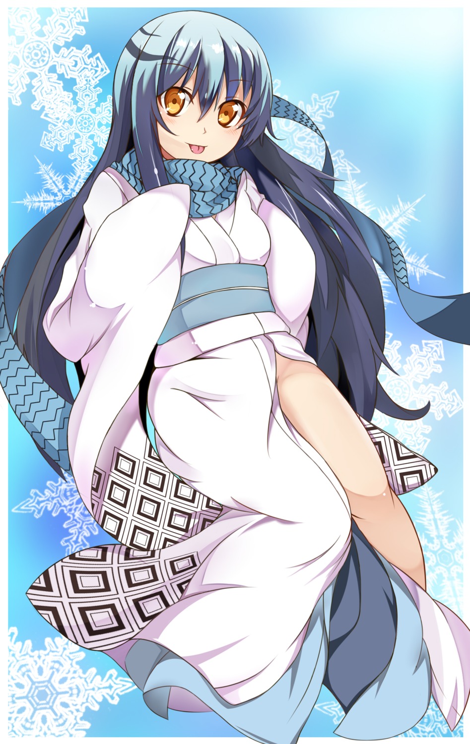 kimono, nopan, nora_(pixiv803553), nurarihyon_no_mago, oikawa_tsurara, yuki_onna_(nurarihyon_no_mago)