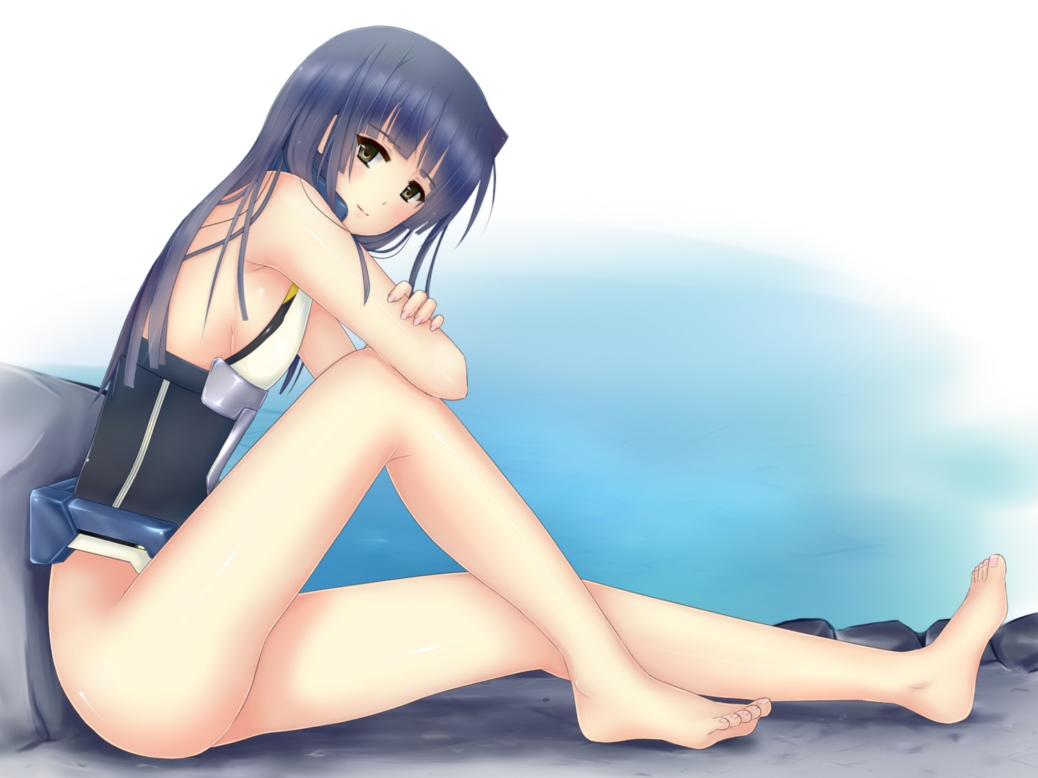 honda_masazumi, honda_masazumi_(horizon), kyoukai_senjou_no_horizon, mizuki_miyu, swimsuits
