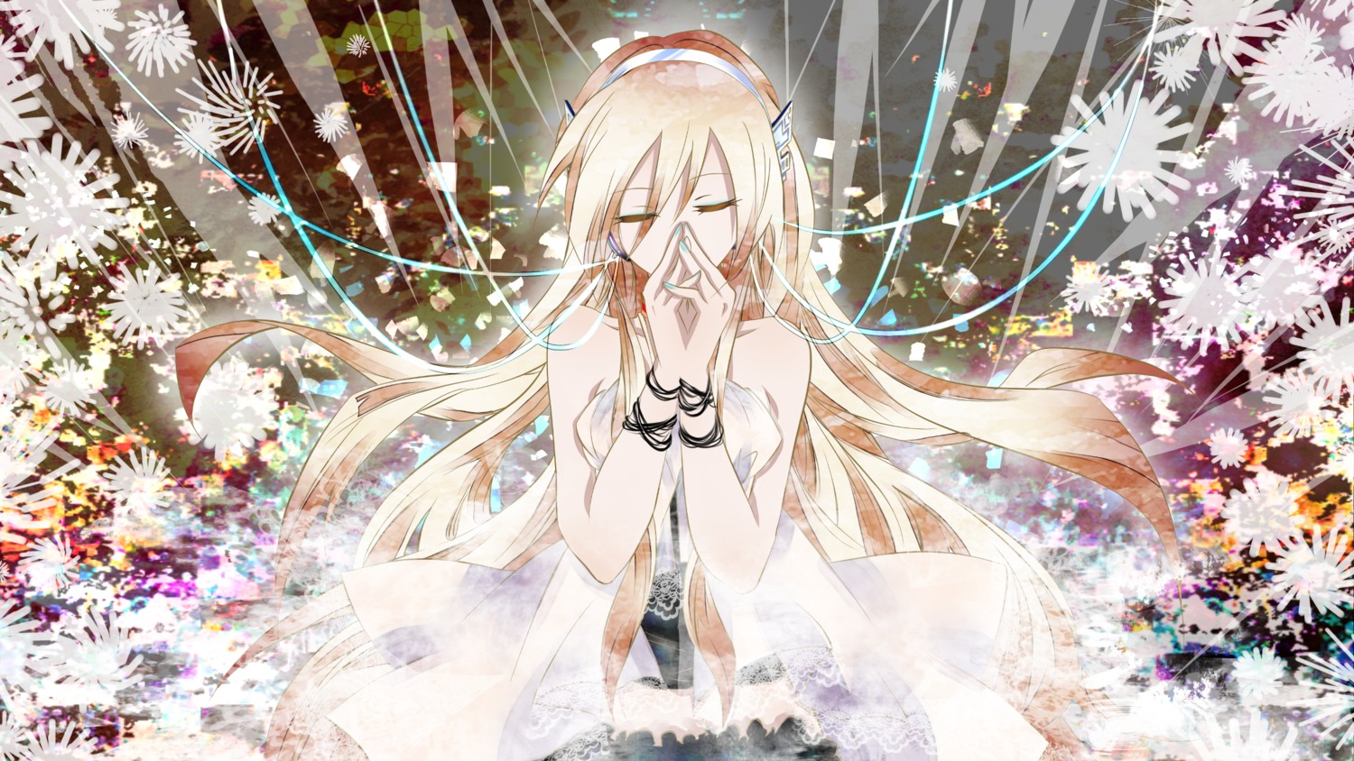 headphones, lily_(vocaloid), tyouya, vocaloid