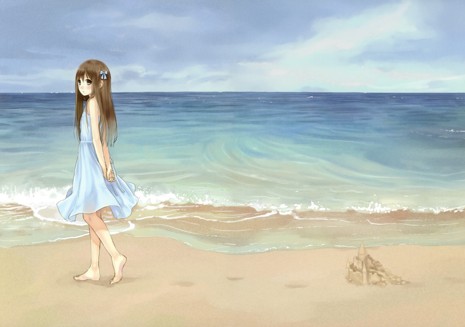 boku_to_kimi_to_kakuusekai_to, dress, fixed, kazuharu_kina, summer_dress