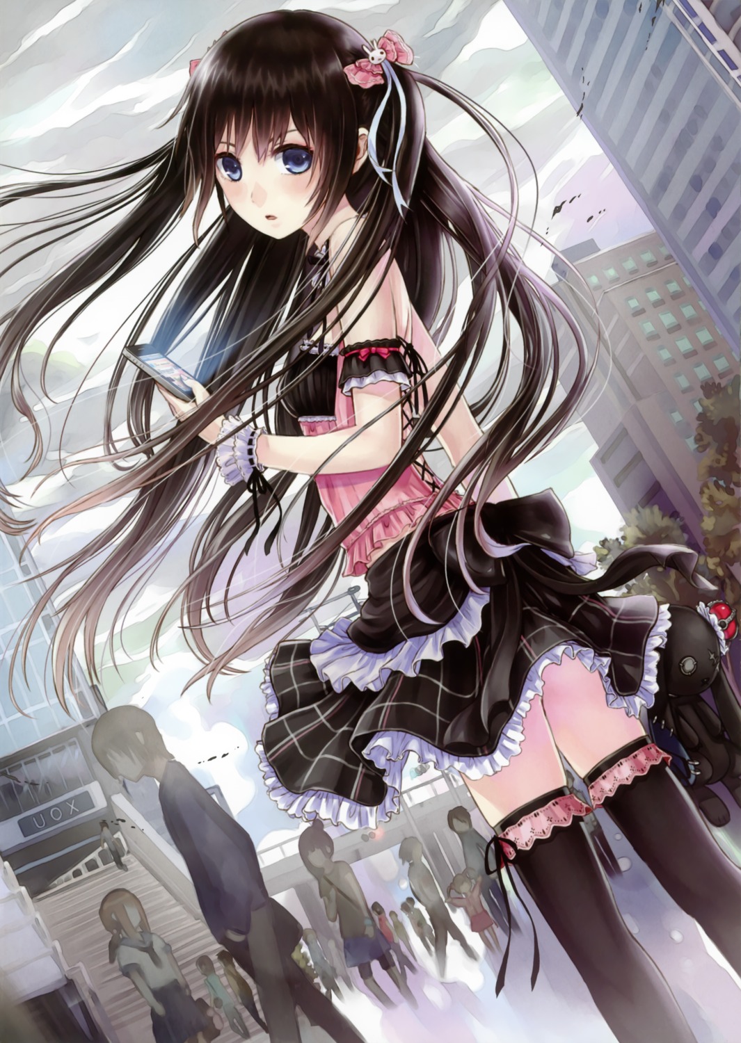 boku_to_kimi_to_kakuusekai_to, gothic_lolita, kazuharu_kina, lolita_fashion, thighhighs