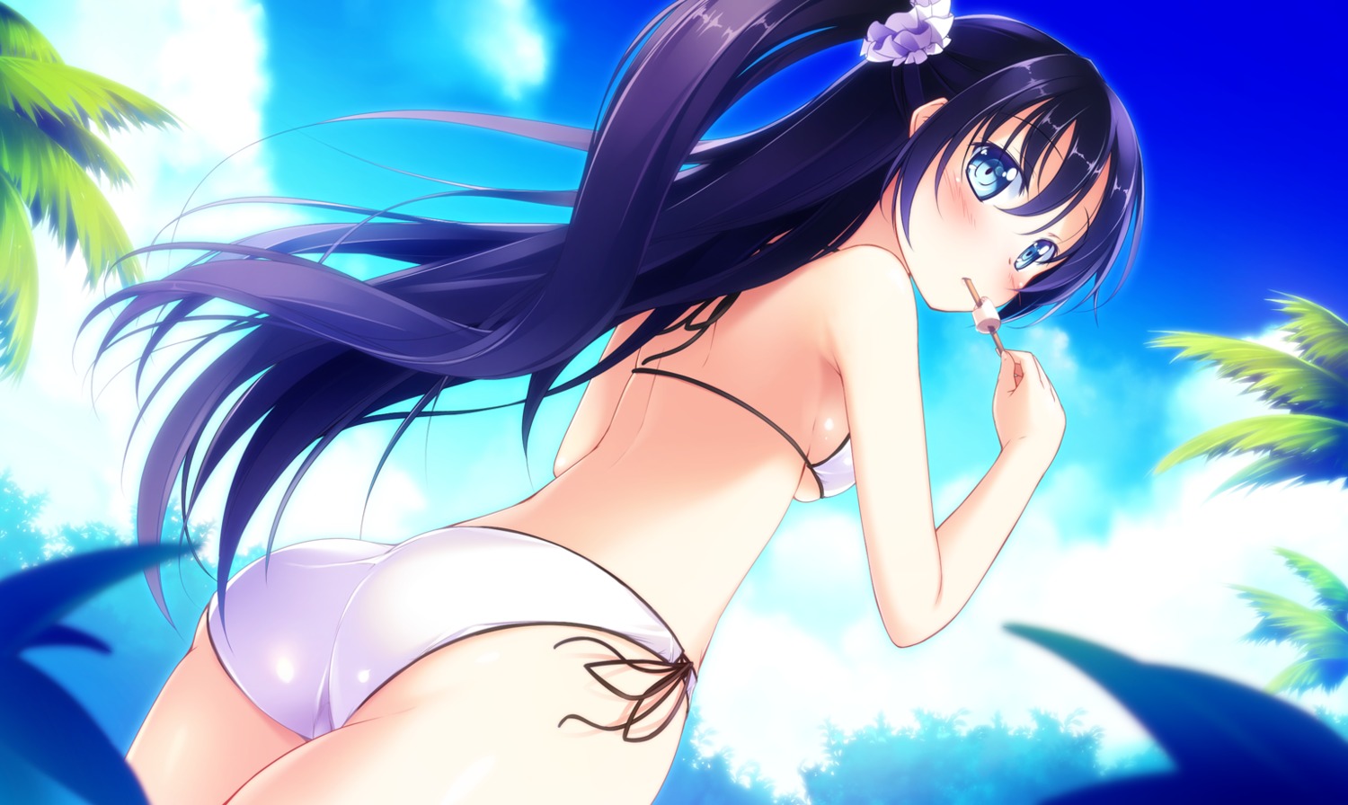 ass, bikini, kazakura, swimsuits