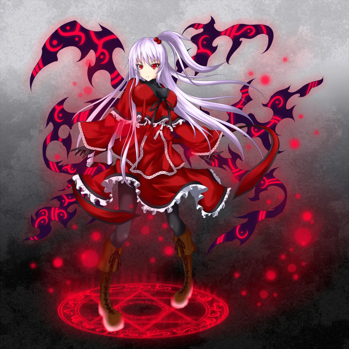 dress, gmot, pantyhose, shinki, touhou