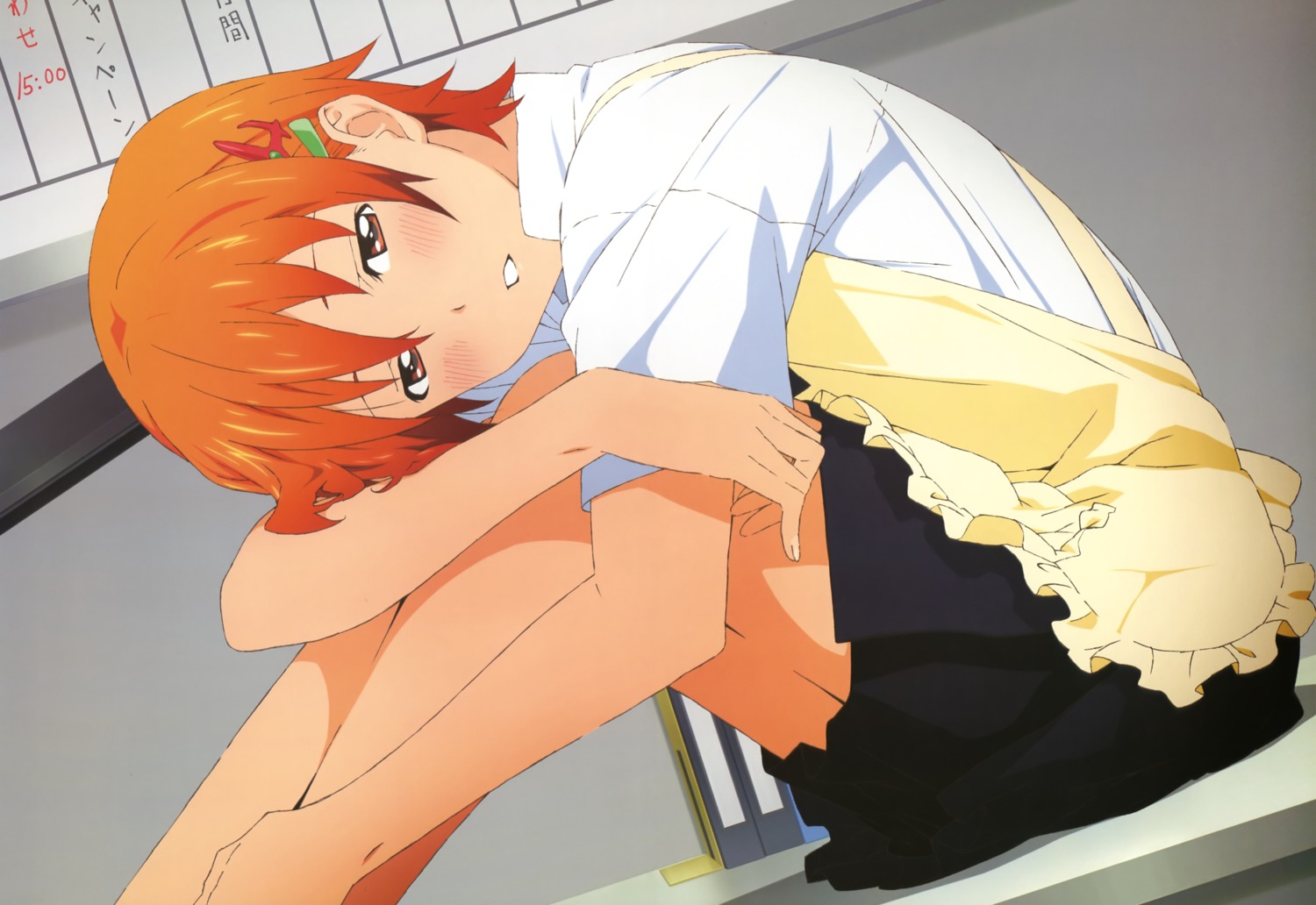 inami_mahiru, sakazaki_tadashi, working!!