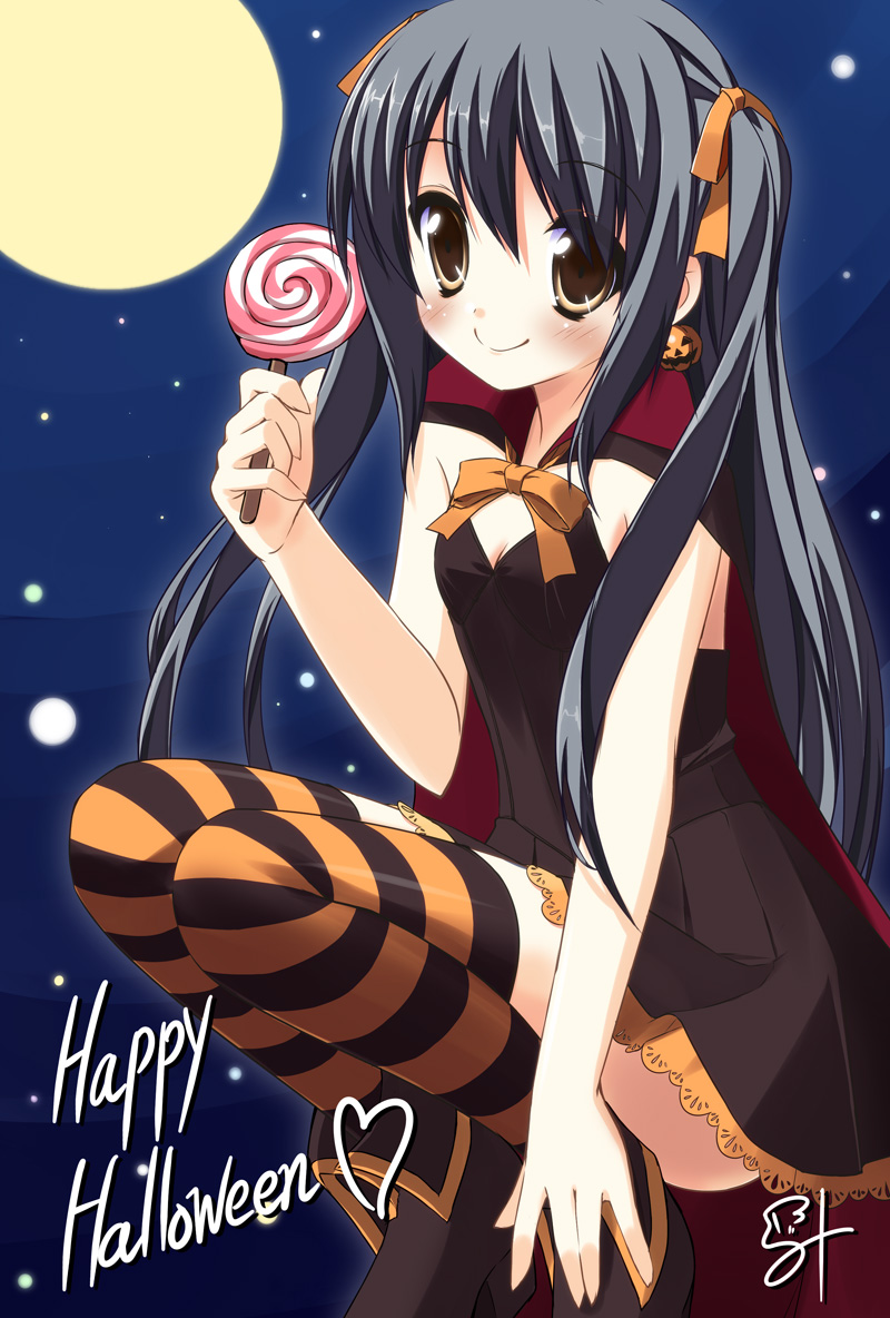 halloween, minidraco, thighhighs