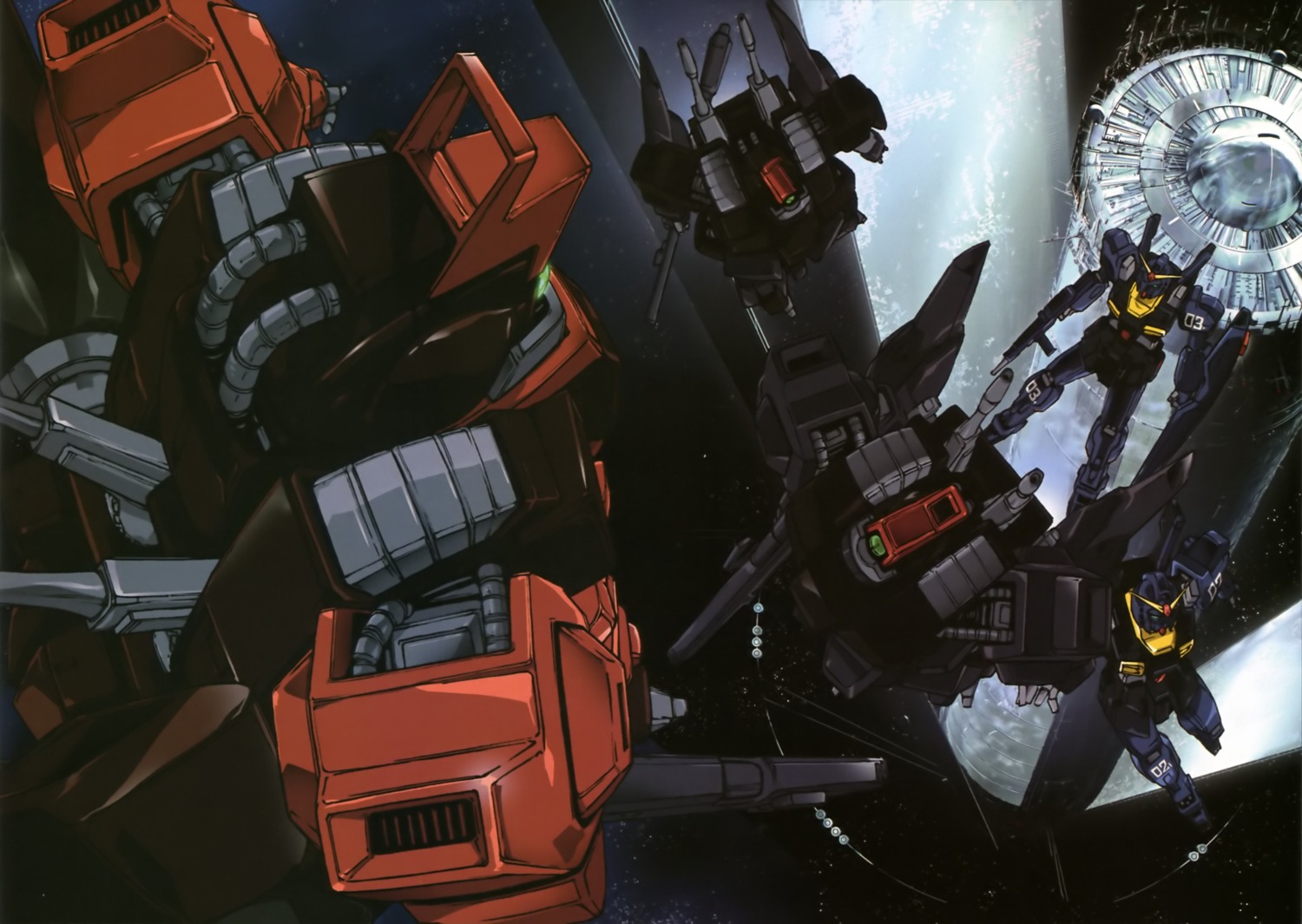 gundam, gundam_mark_ii, mecha, rick_dias, zeta_gundam