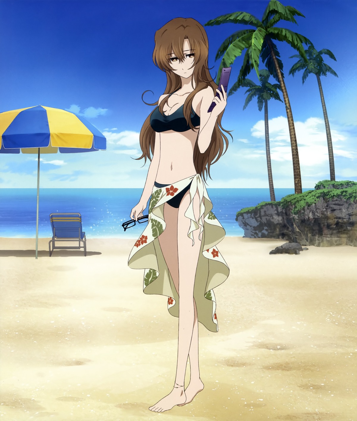 bikini, cleavage, kiryu_moeka, steins;gate, swimsuits
