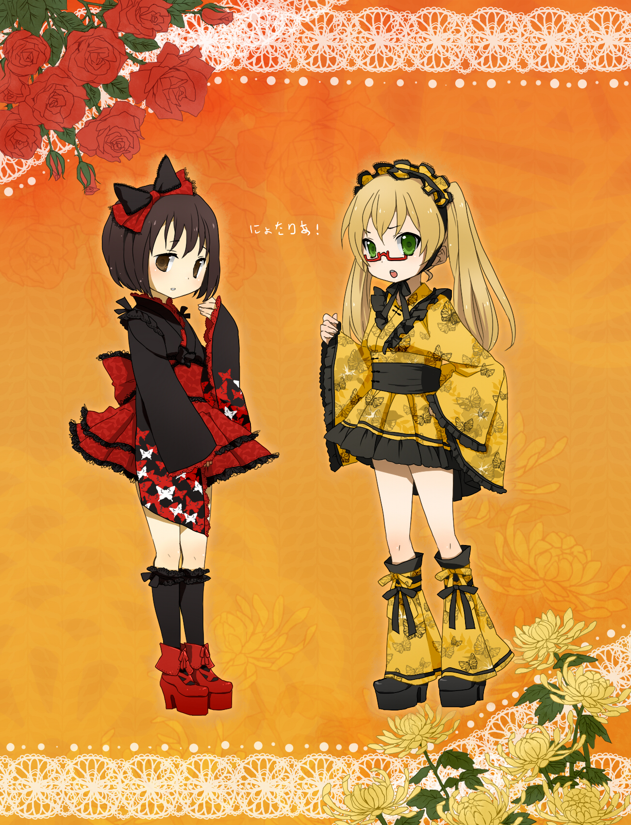 catgirl_(catgirl0926), lolita_fashion, megane, wa_lolita