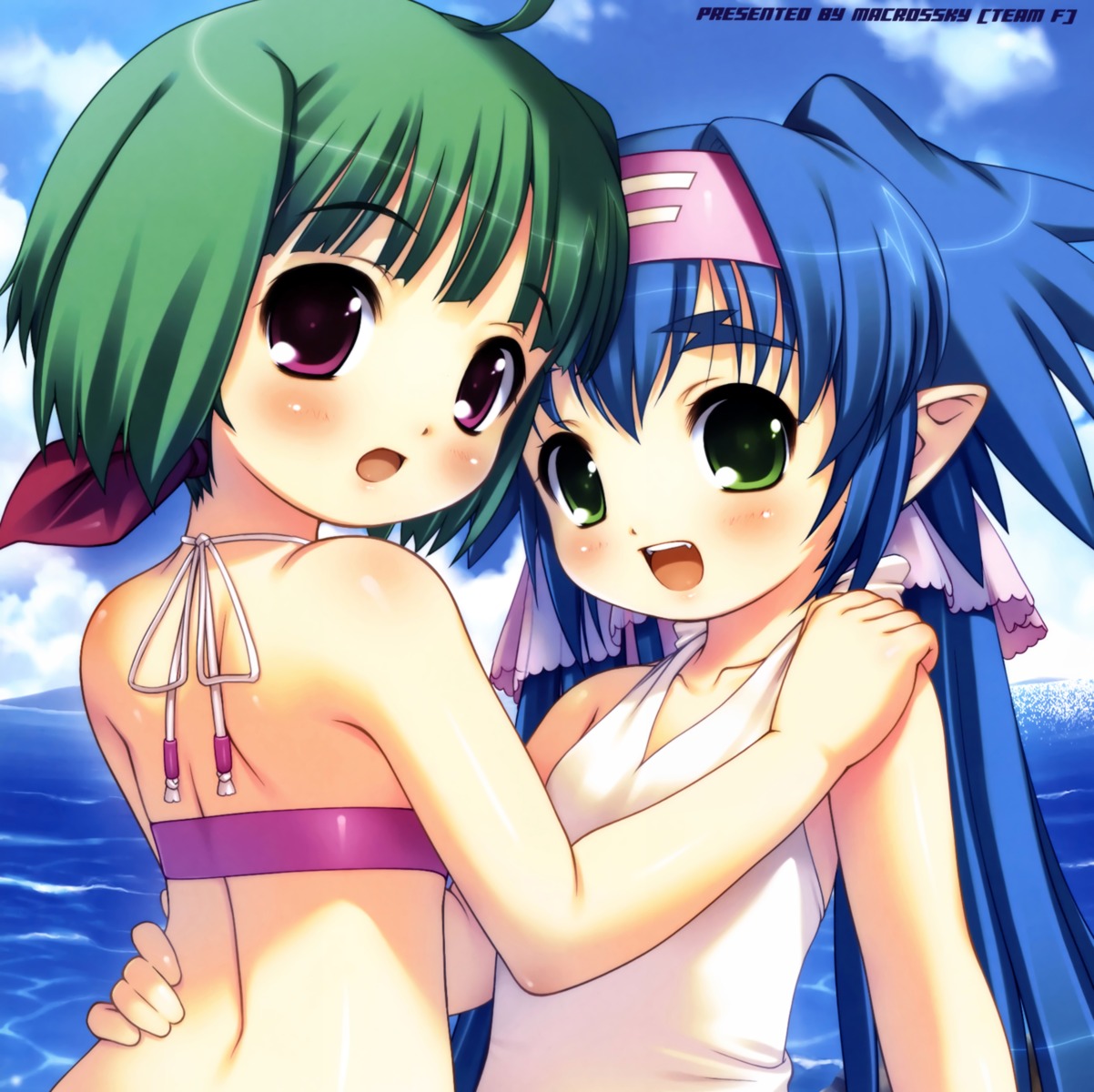 akiba_hideki, bikini, klan_klein, macross, macross_frontier, macrossky, overfiltered, ranka_lee