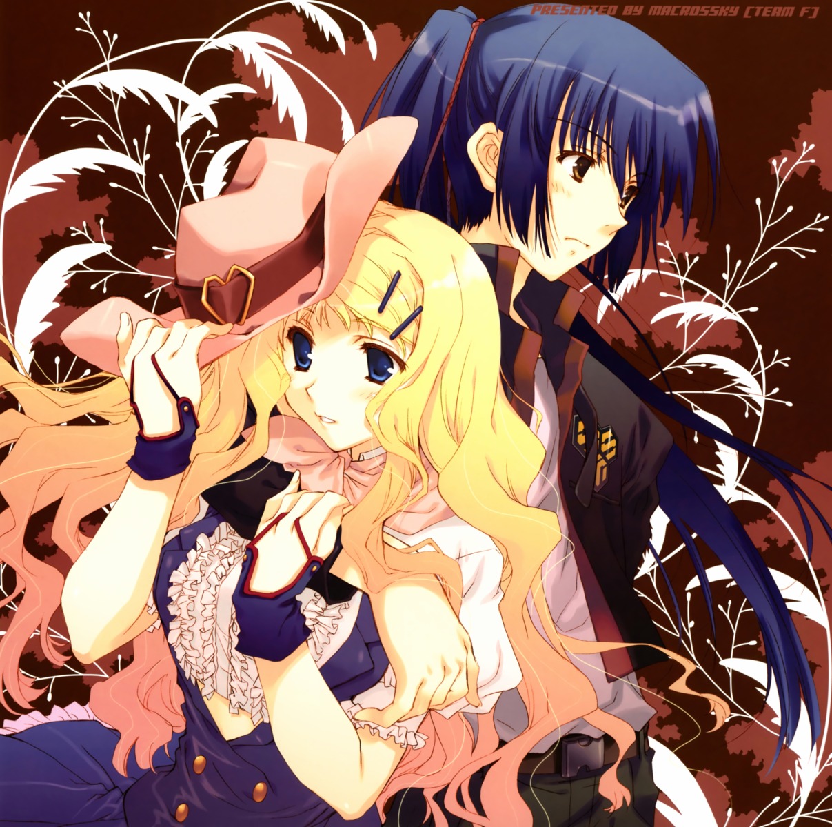 macross, macross_frontier, macrossky, mitsumi_misato, overfiltered, saotome_alto, sheryl_nome