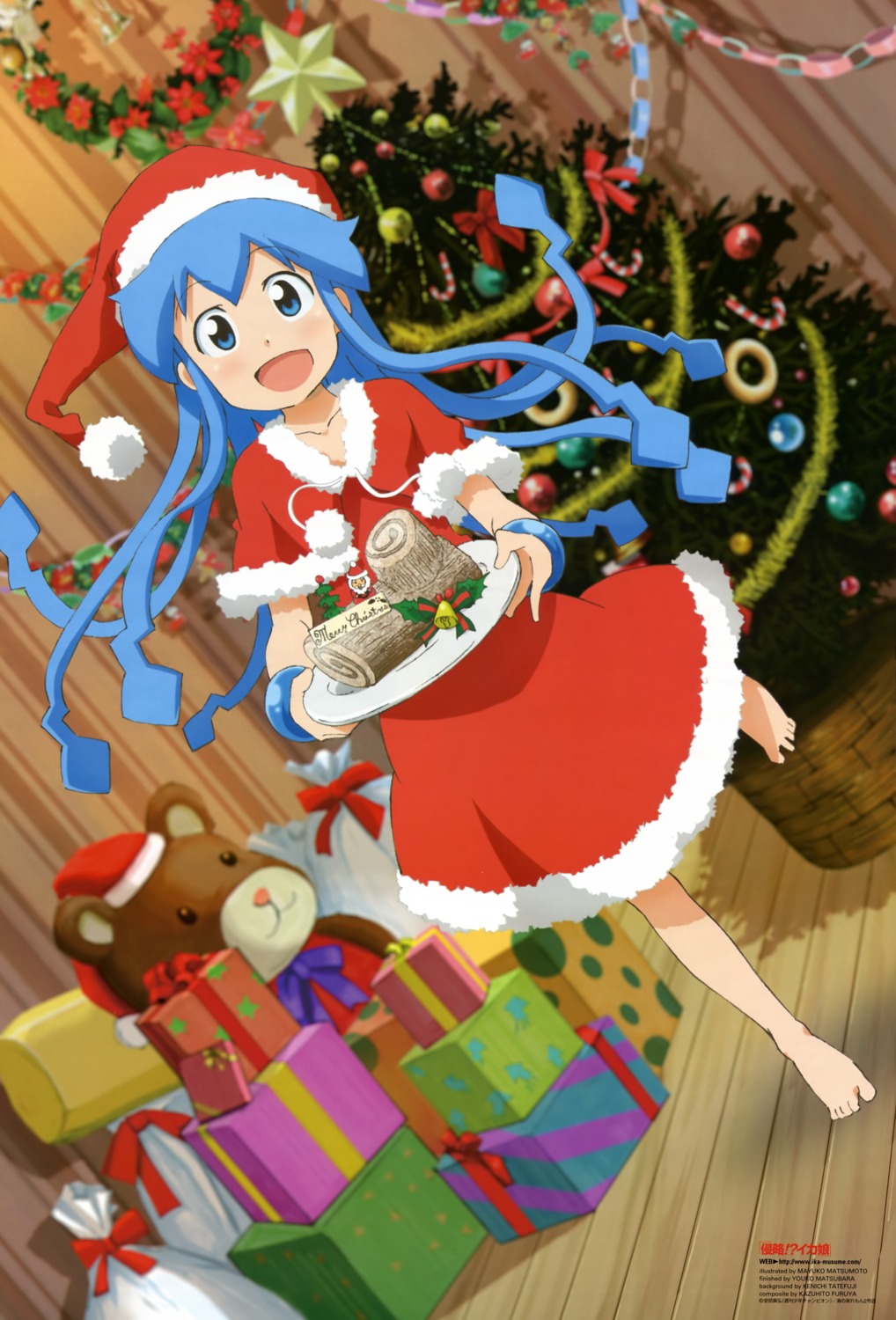 christmas, ikamusume, matsumoto_mayuko, shinryaku!_ikamusume