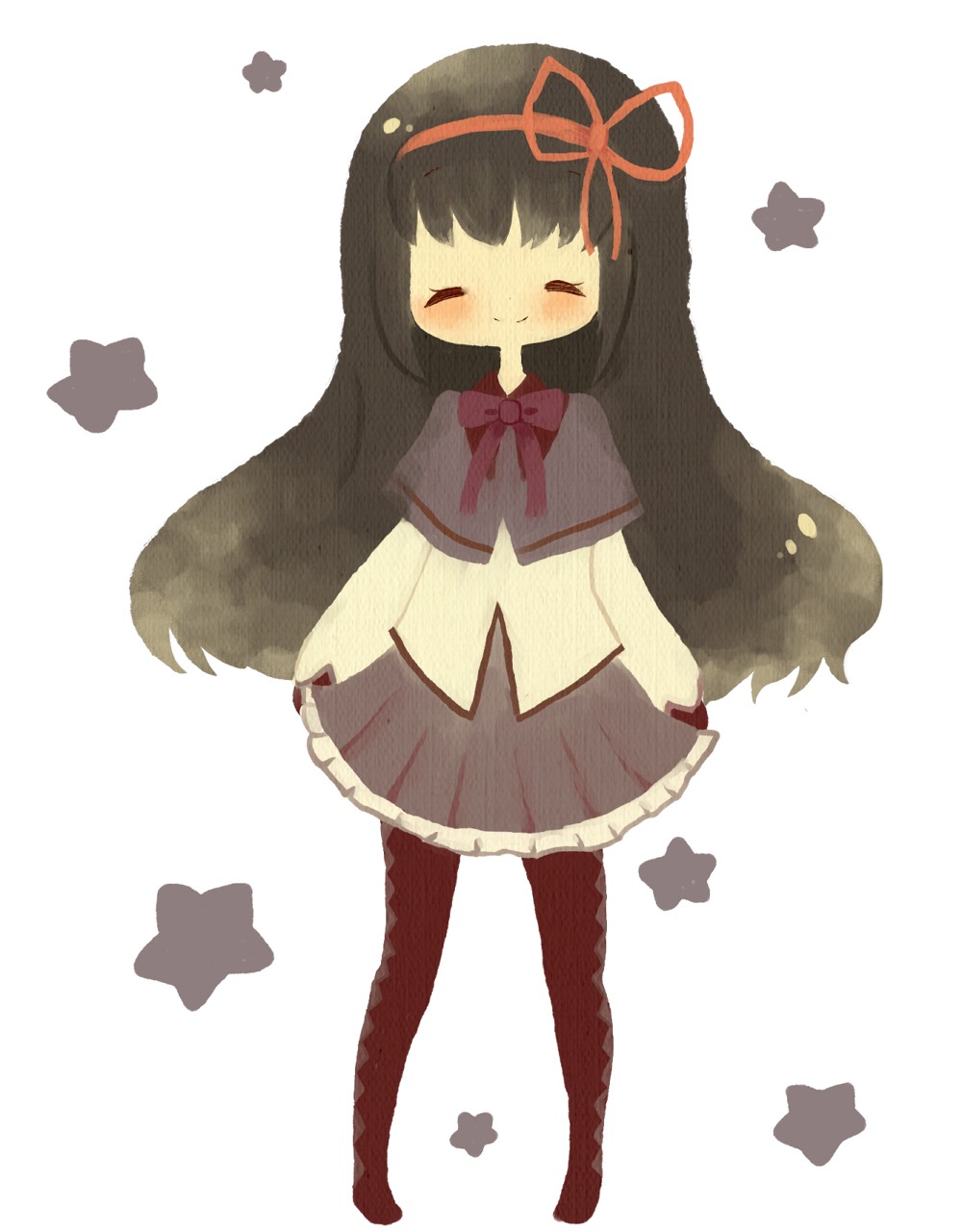 akemi_homura, mahou_shoujo_madoka_magica, pantyhose, roromi