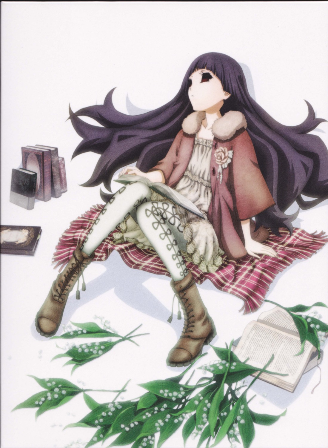 jpeg_artifacts, kirishiki_sunako, pantyhose, shiki