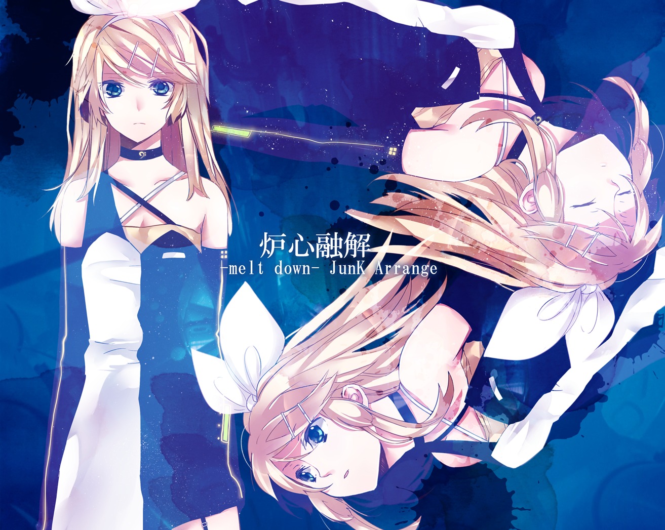 hatsuko, kagamine_rin, meltdown_(vocaloid), vocaloid
