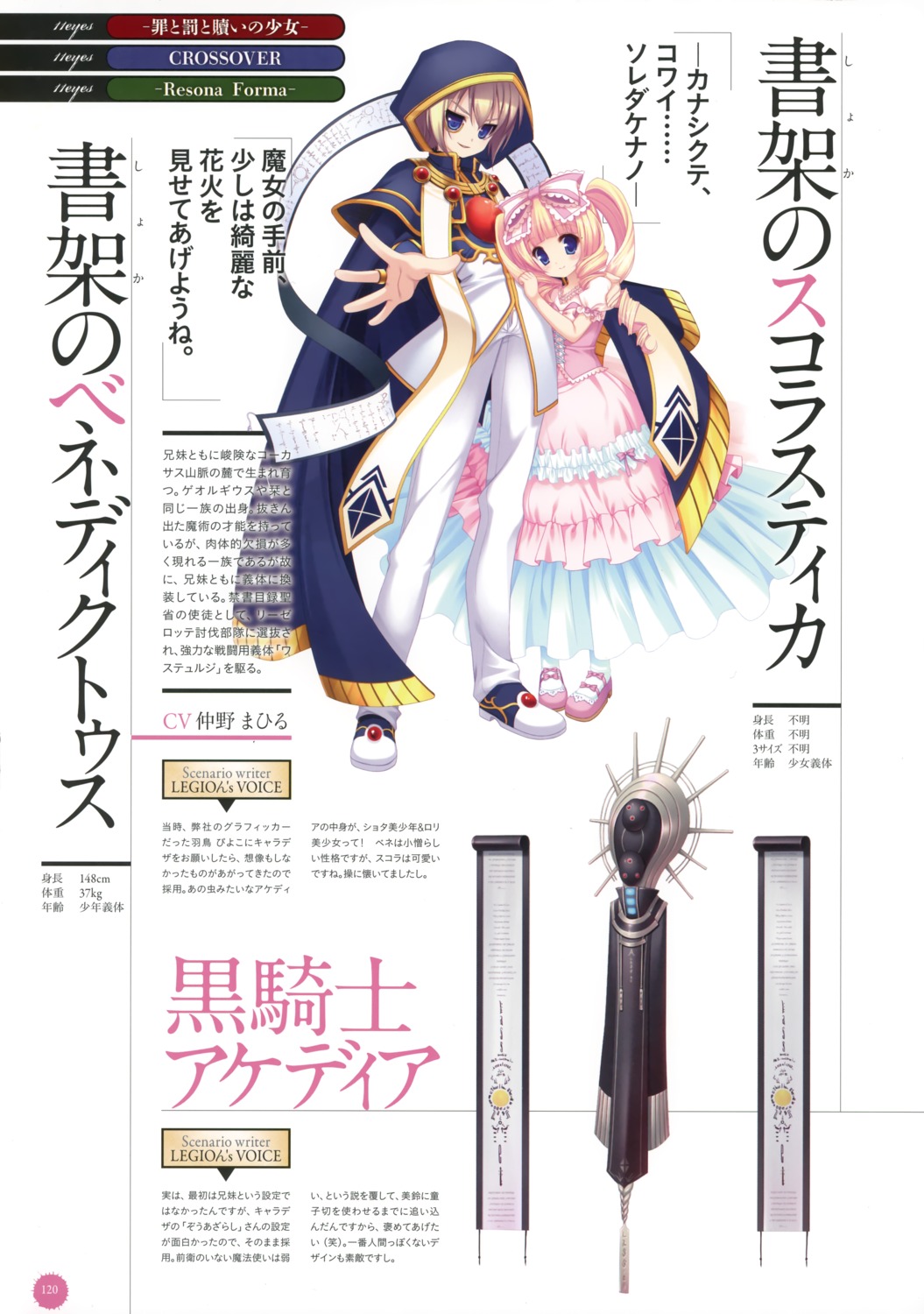 11eyes, dress, hatori_piyoko, kurokishi_akedeia, profile_page, shoka_no_benedictus, shoka_no_scholastica