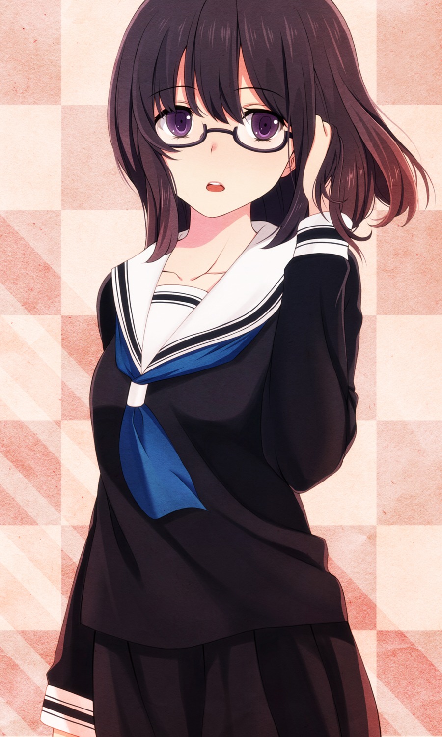megane, rakosoregashi, seifuku