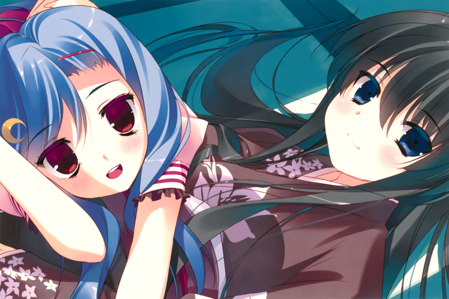 arikawa_satoru, hoshizora_e_kakaru_hashi, kimono, toudou_kasane, yorozu_senka