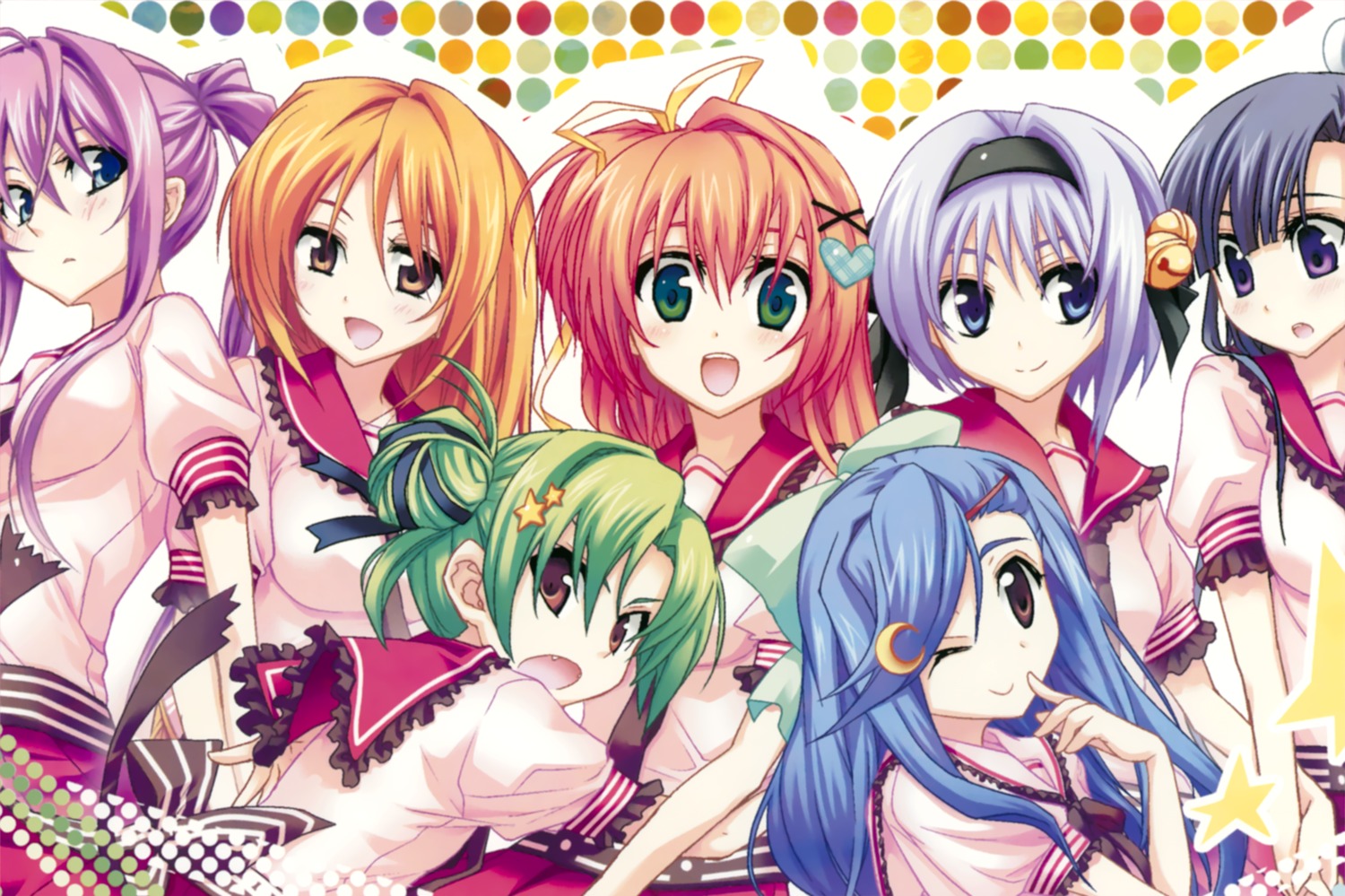 hinata_ibuki, hoshizora_e_kakaru_hashi, kanzaki_karuna, koumoto_madoka, nakatsugawa_ui, sakai_hina, seifuku, toudou_kasane